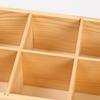 Paint Brush Storage Case Smooth Edge Burr Free Large Capacity Multiple Compartments Rectangular