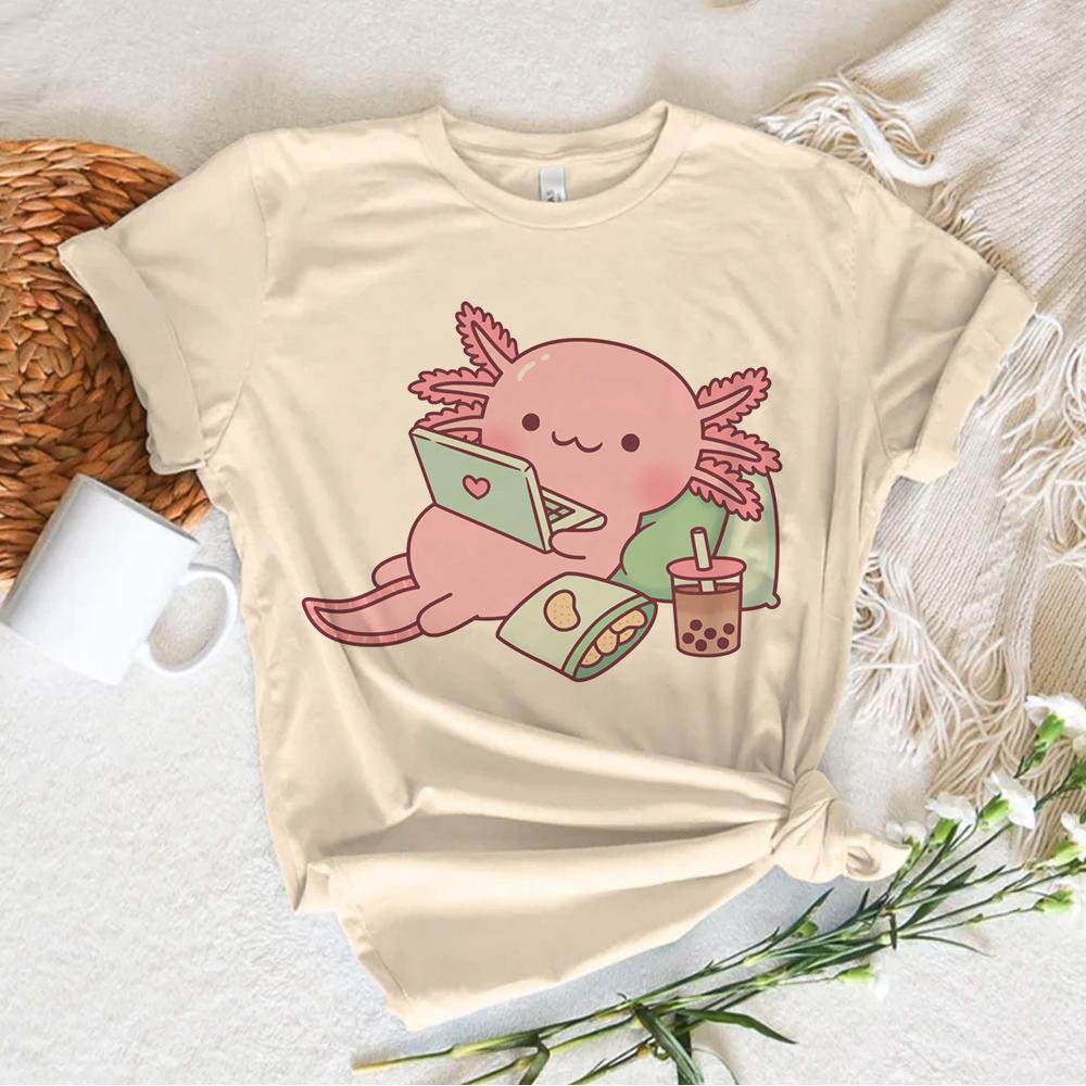 

Футболка Ajolote Axolotl жіноча манга Y2K літня футболка жіноча коміксна графіка y2k одяг XS