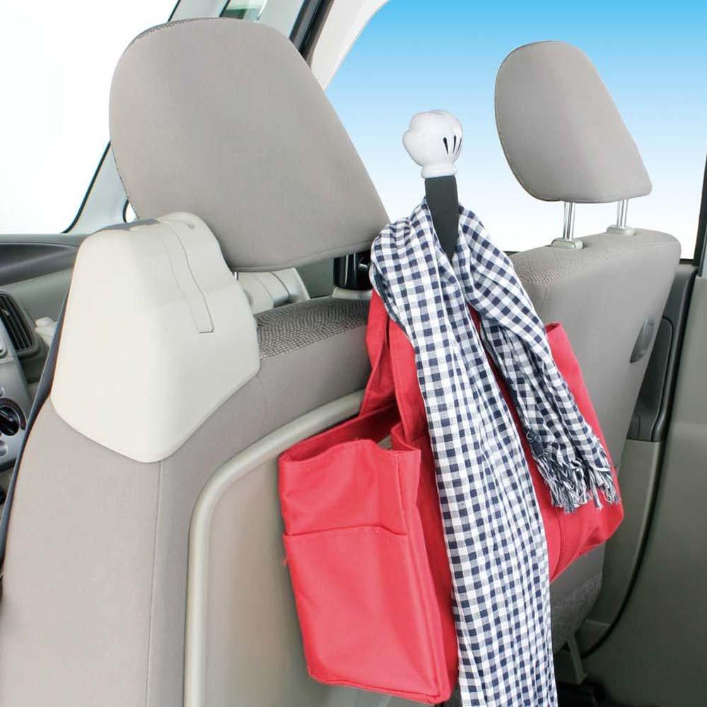 Napolex Headrest Easy Mickey Arm Hook Convenient Car Disney Mickey Mouse Hanger, Installation, Hanger, Accessory, Design, WD-406