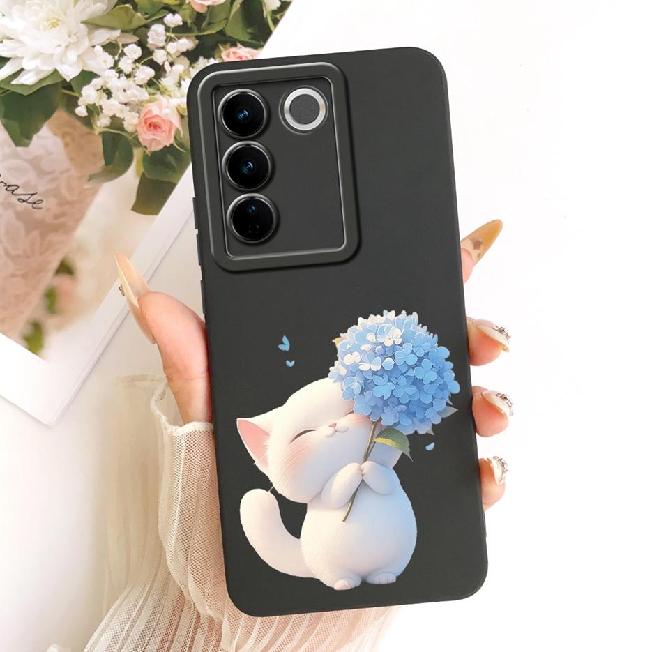 For Vivo V27 Pro Case V2230 Cool Owl Dragon Painted Cover Shockproof Soft TPU Phone Case For Vivo V27e V 27 e VivoV27 Pro Fundas