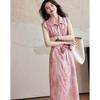 Deamana Smart Workwear Summer Gradient Straight Dress