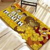 Cartoon B-Big M-Mouth Floor Mat Soft Flannel Floor Mat  Suitable for Entryways, Living Rooms, Bedrooms, and Bathrooms