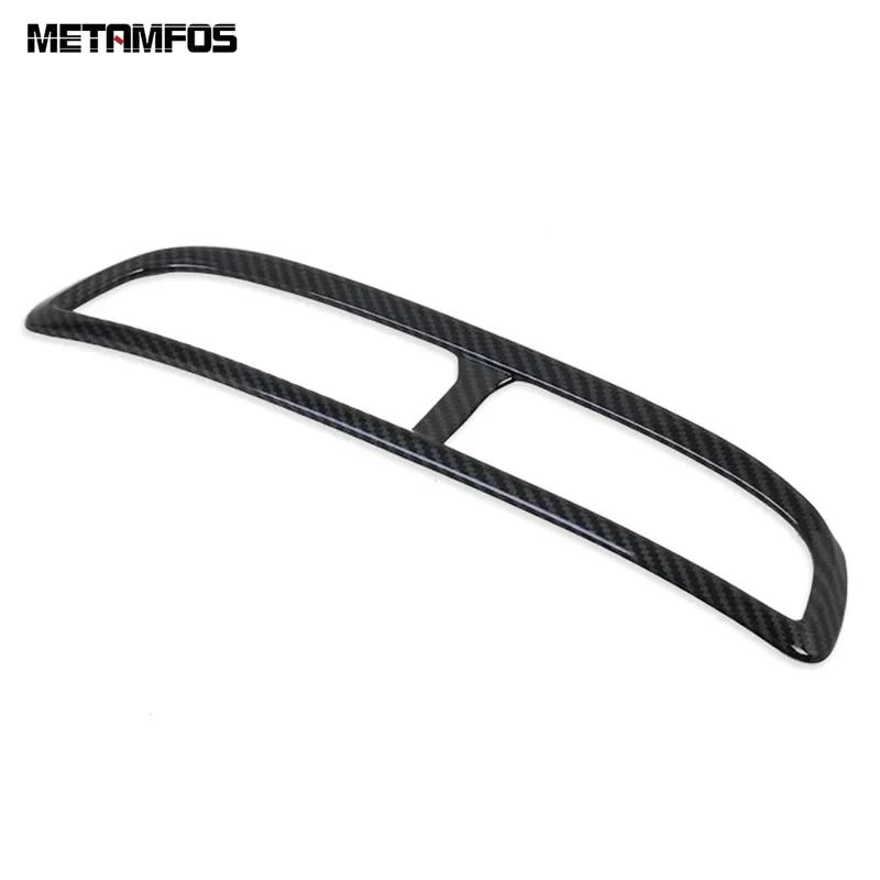 Center Console Air Condition AC Vent Outlet Cover Trim Sticker For Hyundai Tucson   Carbon Fiber Interior Accessories