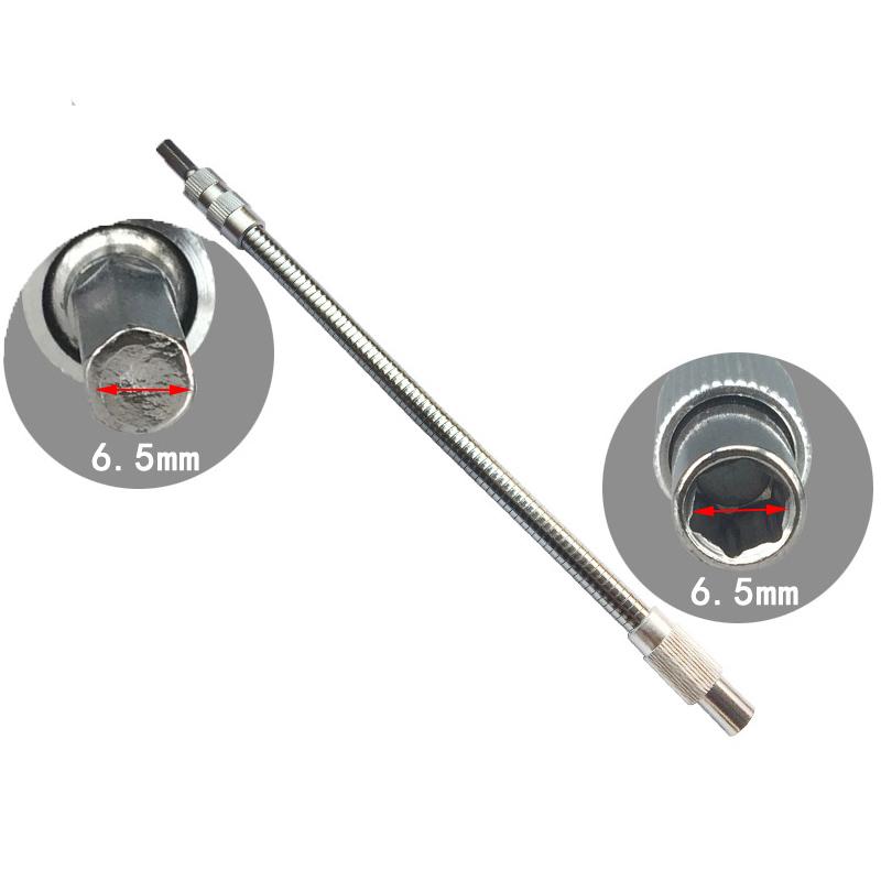 1/4''  Universal Soft Shaft Batch Head For Electric Drill Bit Holder Flexible Screwdriver Hex Shank Screwdriver Extension Rod