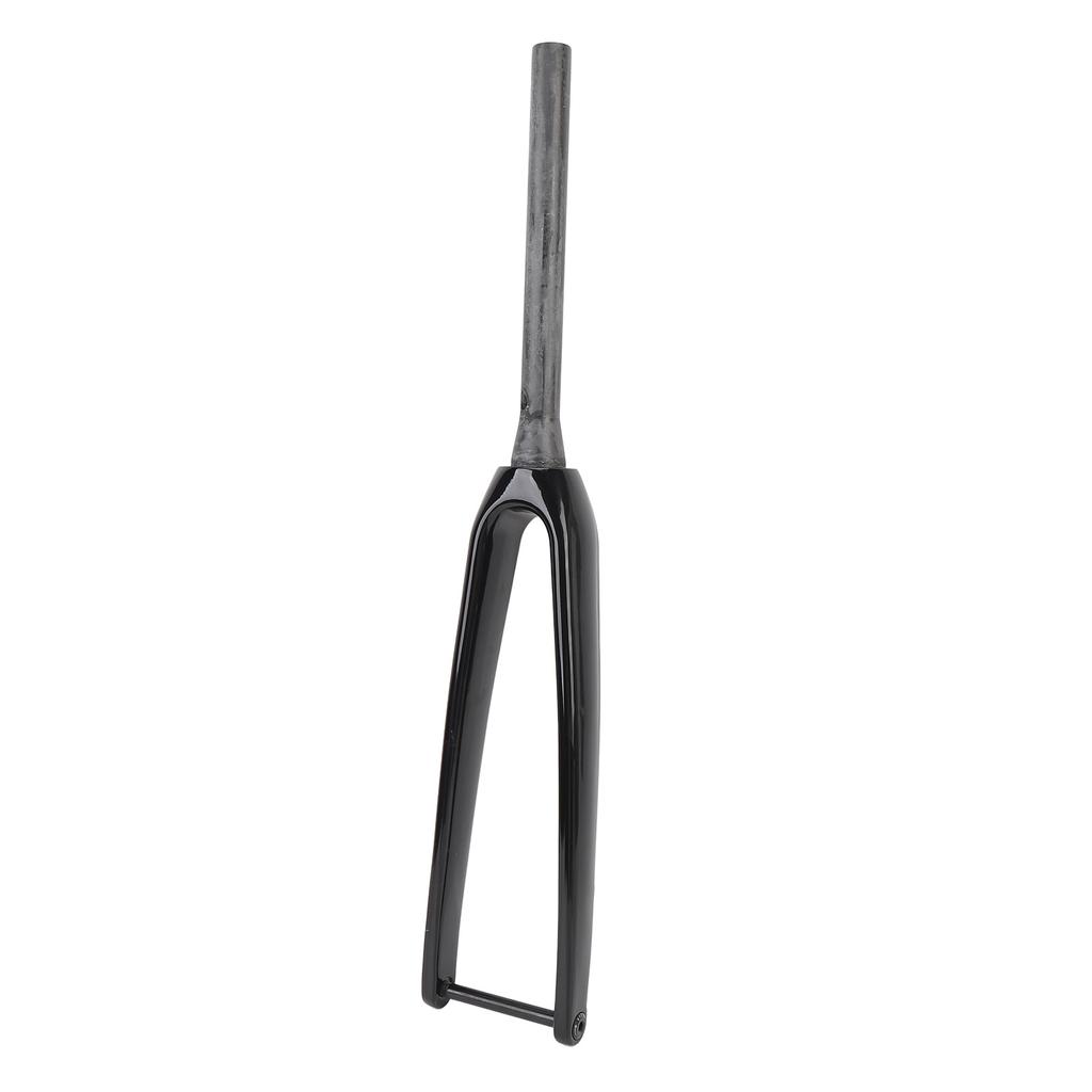 Cycling Front Fork 3K T800 Carbon 100x12mm Thru Axle 1-1/8 Inch Diameter 45mm Offset Flat Disc Brake Front Fork