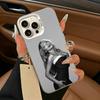 Coque de téléphone Singer S-Sabrina C-Carpenter Pour iPhone 17,16,15,14,13,12,11 Plus,Pro Max,XS,Blanc Argenté coque de téléphone