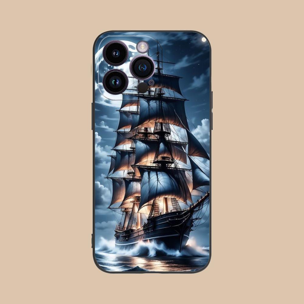 Pirate Corsair Mobile Phone Case for iPhone 17 16 15 14 13 12 11 X XR XS 8 7 Air Pro Max Plus Mini Colorful Cover Cover Luxury