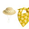 Goose Outfit Costume Fits 23 Inch Statue Polyester Creative Outdoor Decoration Hat and Scarf for