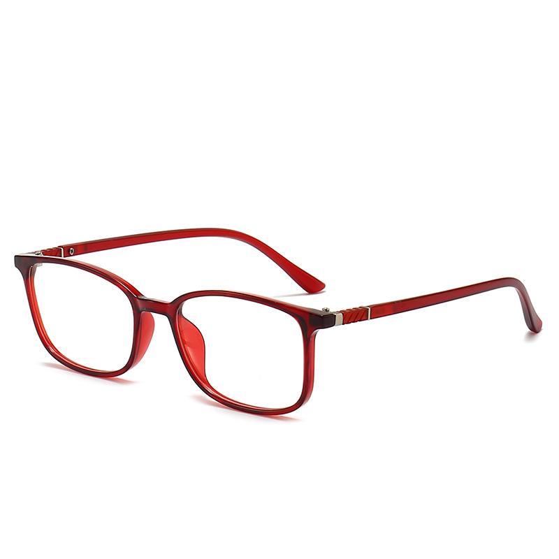 2305 Xiaohongshu Same Frame Glasses Men And Women Han Chao Square Frame Small Frame With Degree Anti-Blue Myopia Glasses