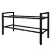 A25F-Shoe Rack 2 Tier Expandable& Stackable, Metal Adjustable For Closet Shelf Organizer Storage For Entryway