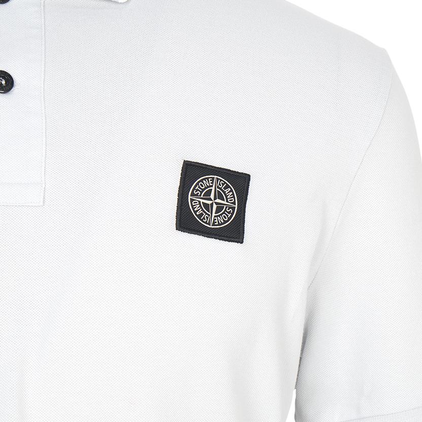 Stone Island Striped Badge Short Sleeve Polo Shirt Men tops L1S152200010S0018-V0041