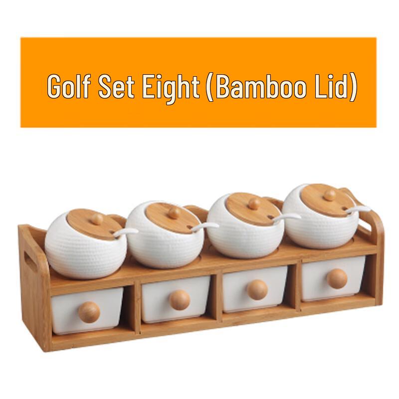 Qianxing Ceramic Seasoning Jar Set