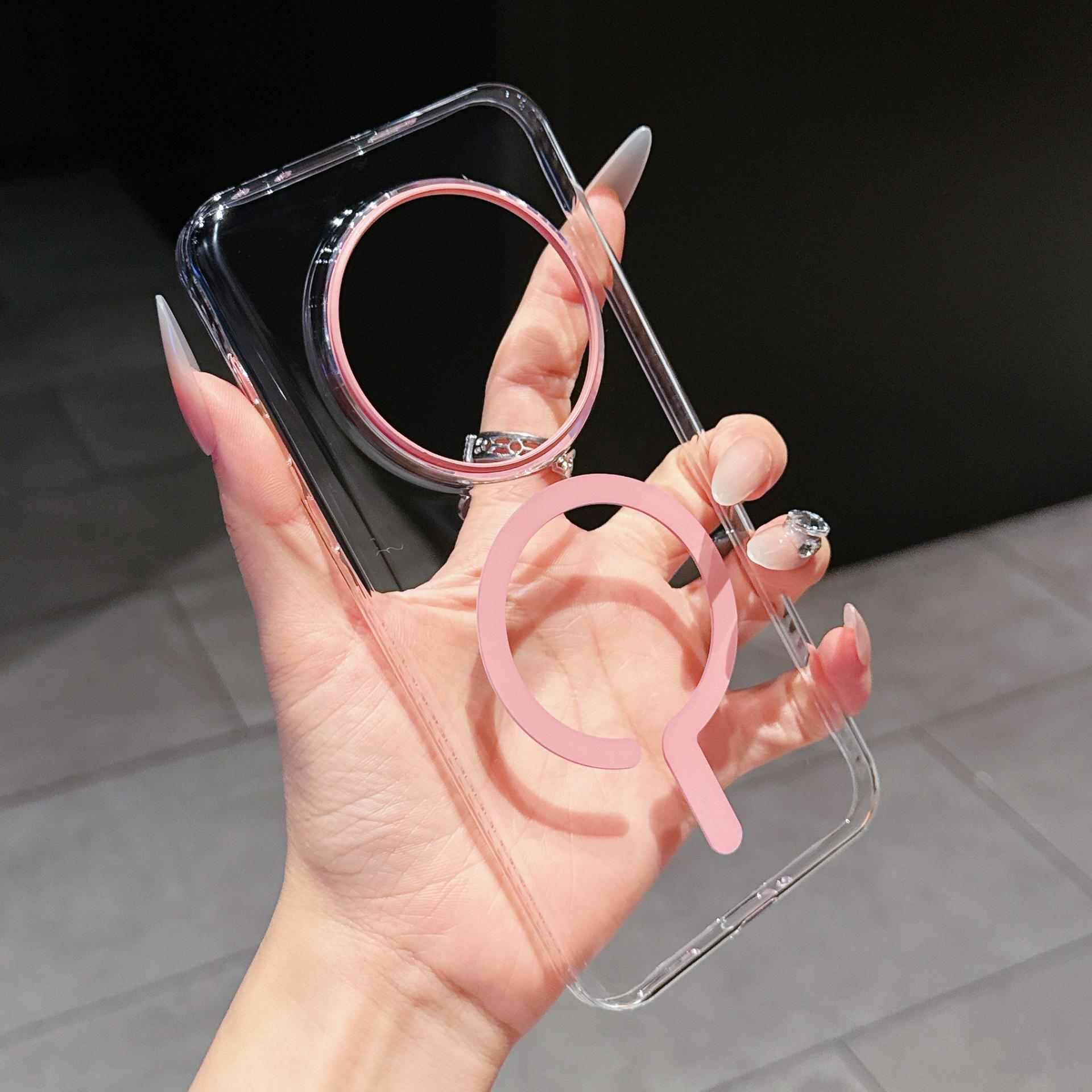 

Compatible with Honor MAGIC7PRO: High Transparency Clear Magnetic Phone Case with Unique Design Honor Magic 7