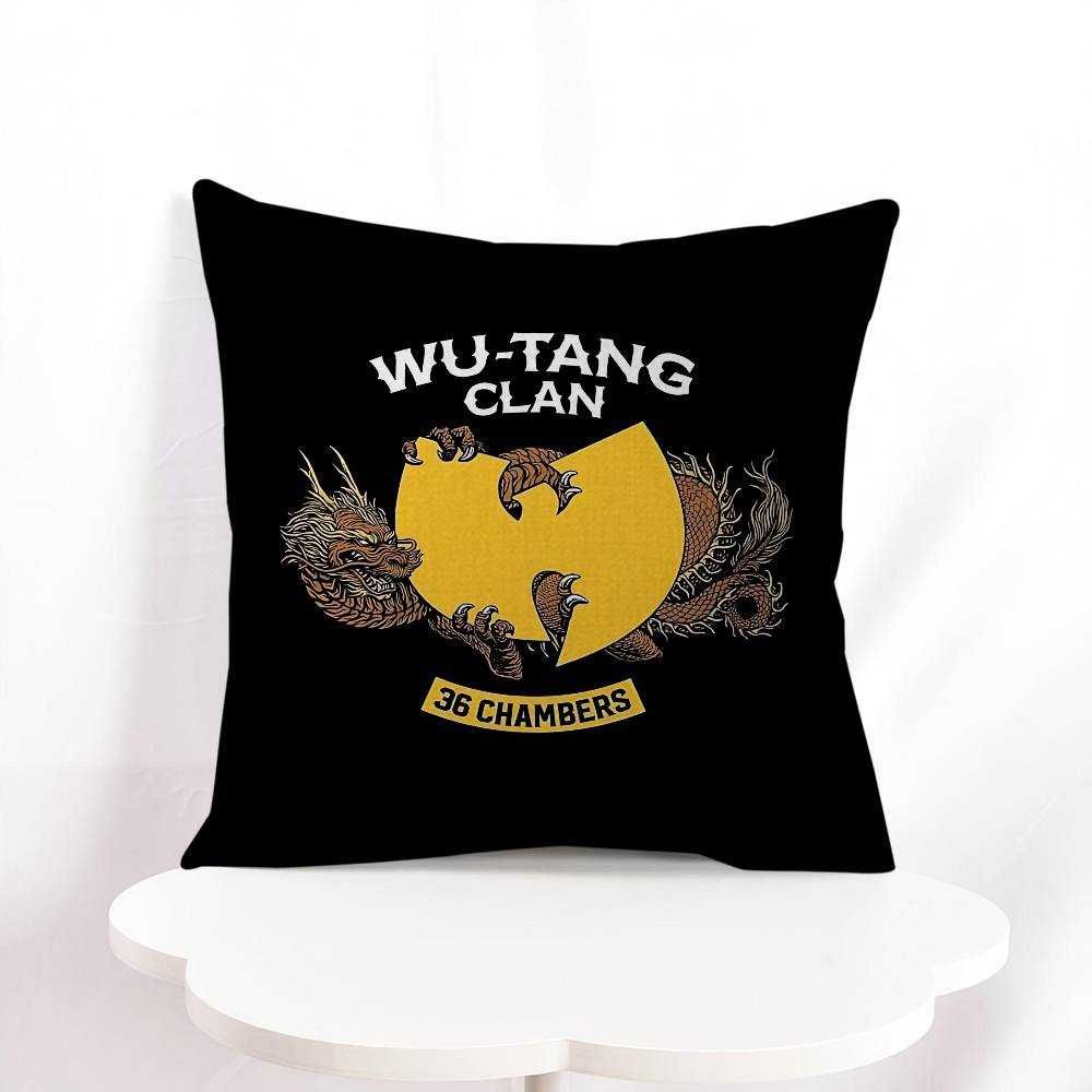 Wu T-Tang Clan Logotyp Lönndesign Kuddfodral Glad Höstskörd Dekorations Högtidsdekor Kuddöverdrag