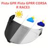 PISTA Photochromic Face Shield for AGV Pista GPR Pista GPRR CORSA R RACE3 Helmet Visor Viseira Capacete Sunscreen Anti Fog