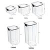Kitchen Refrigerator Food Storage Container Multigrain Storage Tank Transparent Sealed Cans Noodle Box Bottle Canisters with Lid