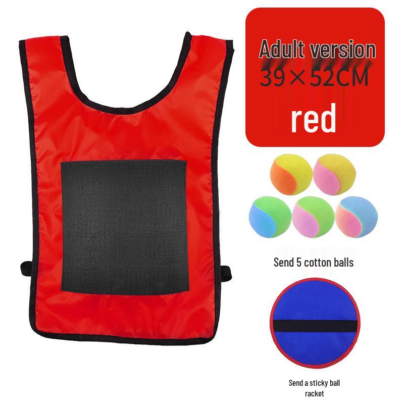 Children's Sticky Ball Dodgeball Vest for Outdoor Parent-Child Games