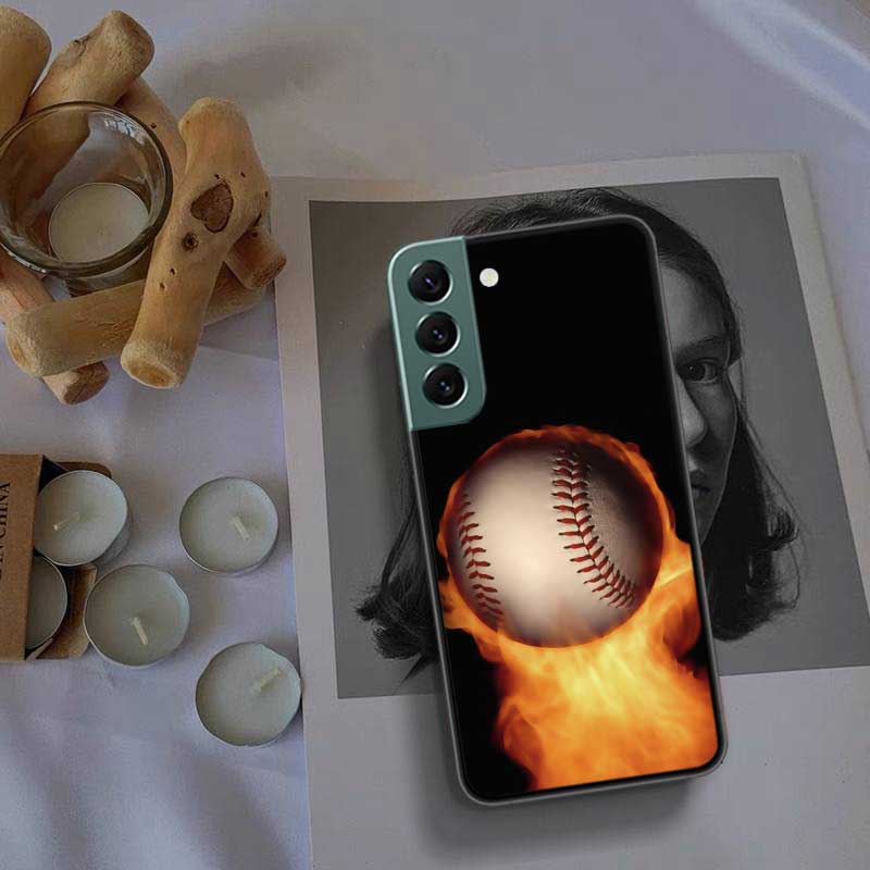Baseball Phone Case For Galaxy A55 A35 A25 A15 A03S A04S A05S Samsung A20E A30 A40 A50 A70 A71 A51 A41 A31 A10S A21S Cover Capa