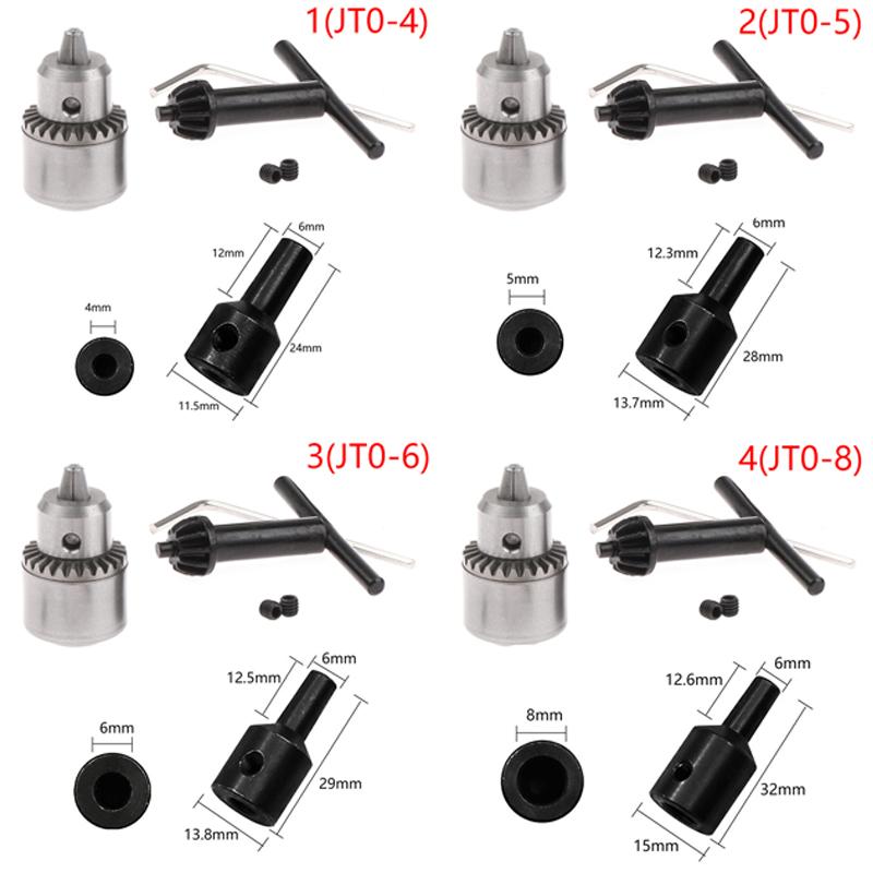 

Диапазон патрона 0,3-4 мм, диаметр 4/5/6/8 мм, вал электродвигателя для микромотора Jt0