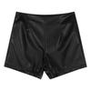 2025 Women's High Waist PU Leather Hip-Hugging Shorts - Slimming & Versatile