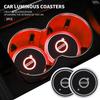 7 LED Colorati Per S60 S90 V70 V60 R Design Logo Tappetino Portabicchieri Auto Porta Bevande Sottobicchiere Luce Decorativa Accessori Auto