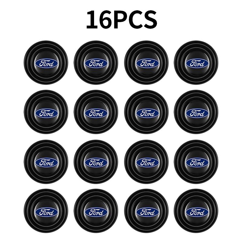 Car Silicone Door Shock Stickers Absorber Soundproof Buffer Pad Accessories For Ford ST Focus Fiesta Mondeo Kuga Mustang Escort