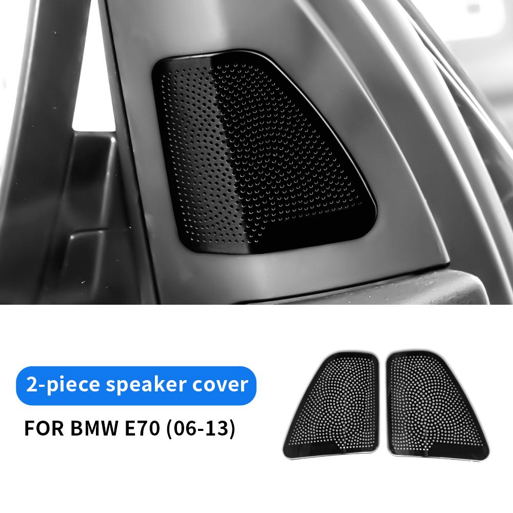Stainless Steel Car Door Speaker Sticker Cover for BMW X5 E70 X6 E71 F07 F25 F26
