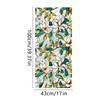 Flowers Window Privacy Film Removable Static Cling Stickers Floral Stained Glass Decals Decorative Window Decals for Home