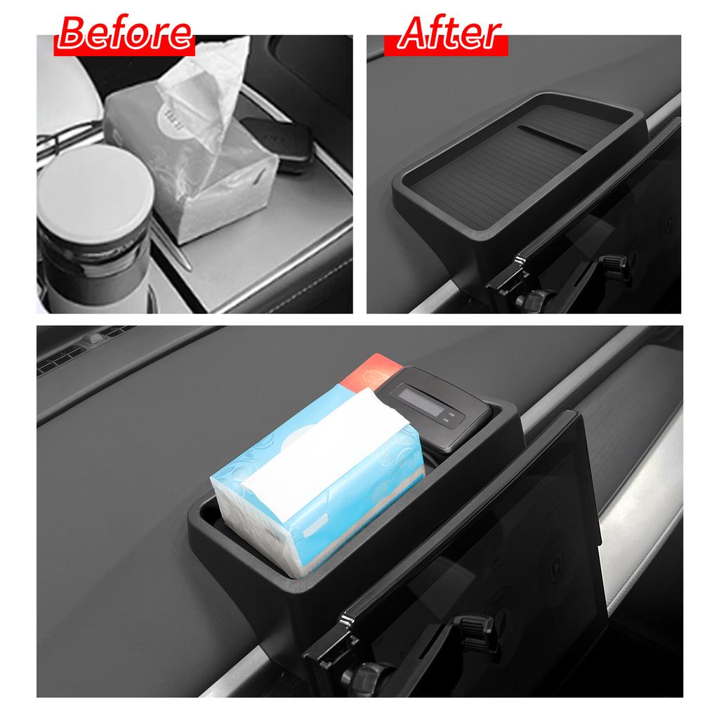 for BYD Seal 05 DM-i 2025 Central Control Screen Rear Storage Box Car Interior Accessories Dashboard Storage Tray ABS