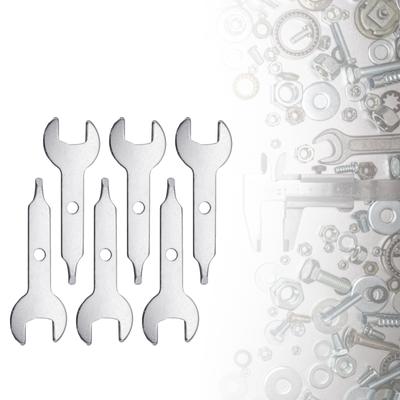 6/10 Pezzi Chiave per Pinza Chiave per Pinza in Acciaio Inossidabile per Macchina Incisoria Attrezzo Equipaggiamento Chiave a Forchetta per Dadi
