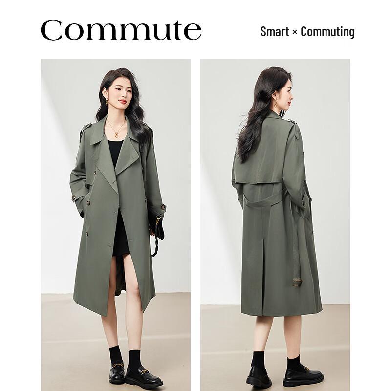 Elegant Mid-Length Women's Trench Coat