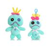 15/22cm Disney Scrump Plush Toys Pendant Cartoon Lilo and Stitch Plush Toys Soft Stuffed Kawaii Green Doll Xmas Gift For Boys