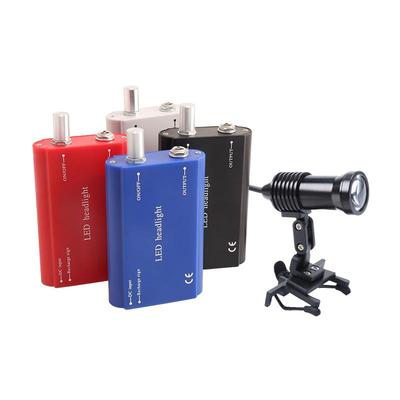 Colorful Dental Lab Medical Loupe 3W 5W LED Headlight Headlamp with Glasses Clip Yellow Light Dental Magnifier
