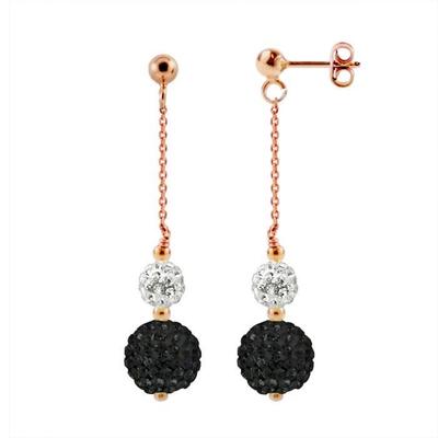 LOVA LOLA VAN DER KEEN - Kolczyki - Prestige Jewelry - Prawdziwy kryształ - Srebro próby 925 - System Pousse