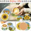 8 Pcs Diamond Art Coasters Diamond Painting Coasters with Holder Diamond Art Coasters Crafts for Gifts for Adults  Beginner