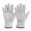No Lining Short Wing Thumb Mechanics Driver Grain Cow Skin Leather Glove Rigger Gloves Anti-Heat Fireproof 12 Oz