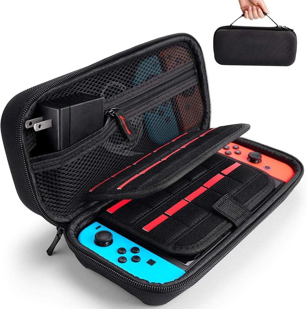 Nintendo Switch OLED EVA Protective Storage Bag with Four-Card Holder