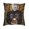 Hellraiser Pinhead Halloween Horror Movie Cushion Covers xcm Polyester Pillow Case for Sofa Square Pillowcase Decoration