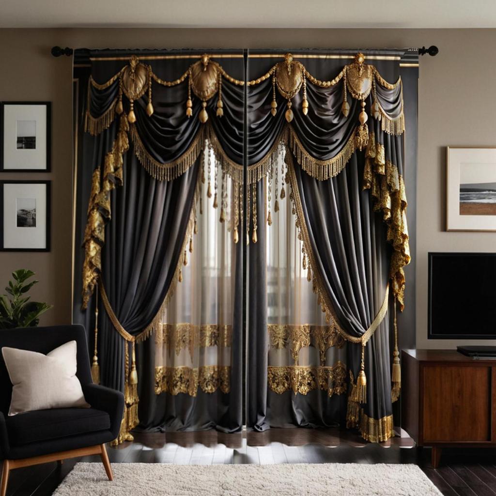 2 bucăți de perdele imprimate cu fundal fals la modă, dimensiune 30*65, dormitor și living, decorațiune pentru casă, decorațiune cameră