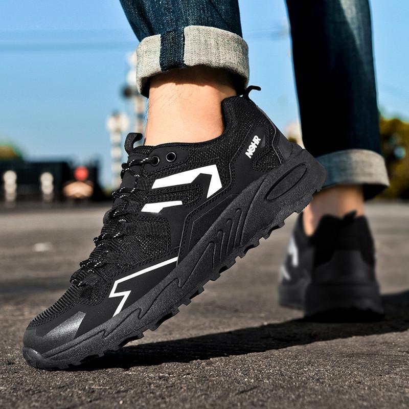 Tide Trend Men's Outdoor Hiking Shoes Sports Walking Casual Sneakers Comfortable Skid Climbing Travel Footwear
