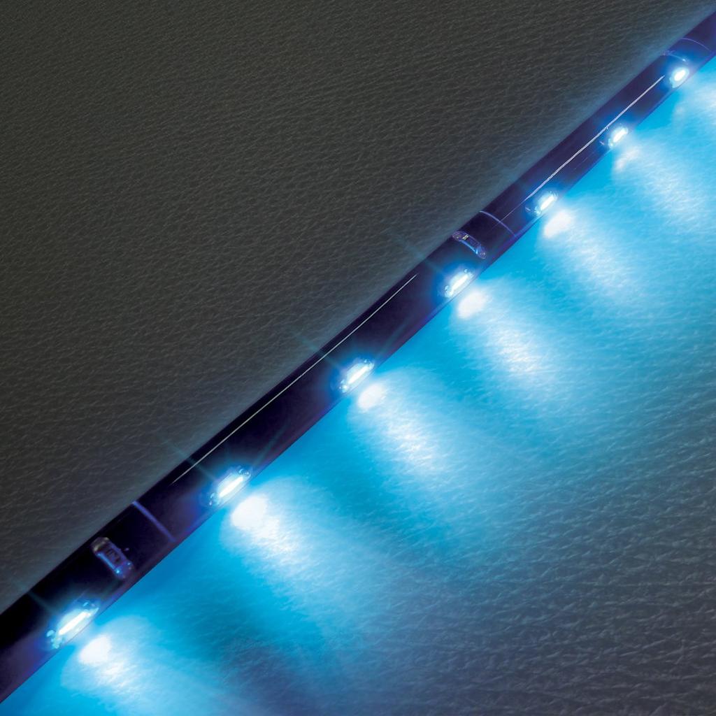 Seiwa Car Interior Illumination, Freestyle LED 4-LED, 10cm, Blue, F221