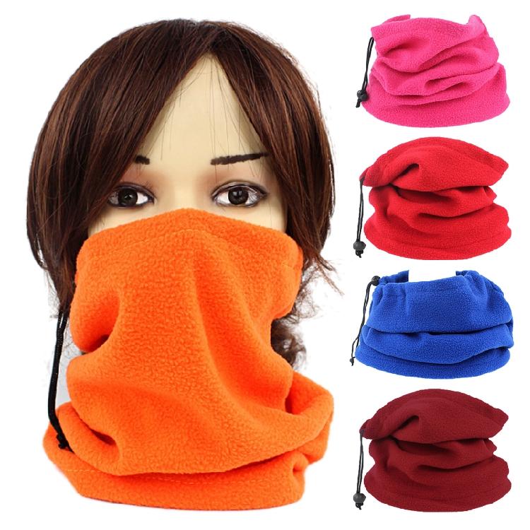 Unisex Polar Fleece Neck Warmer Windproof Winter Gaiter Cold Weather Face Mask