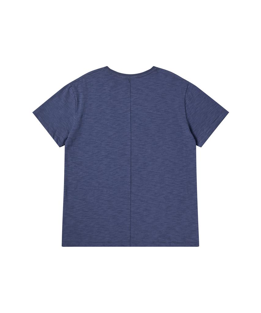 LLUD Core Slub T-Shirt Navy