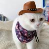 Pet Cowboy Hat Headwear Hat for Dogs/Cat Festival Gift Cosplay Supplies Cowboy Hat Props Headwear Kitten Knight Cap