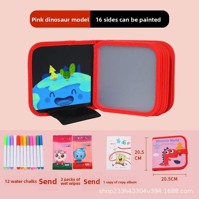 Children's Drawing Board Erasable Painting Book Coloring Water Chalk Cartoon Household Multi-functional Graffiti Drawing Board
