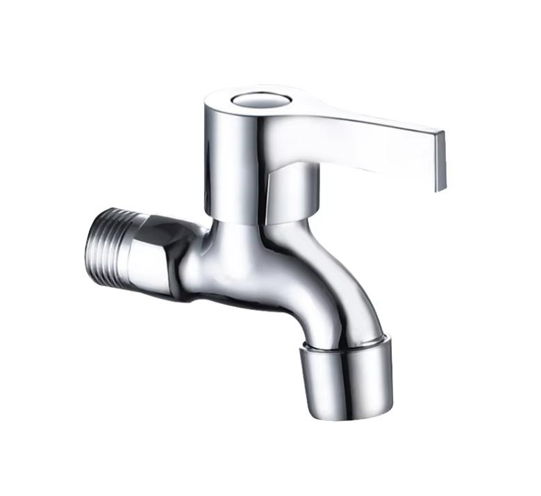 Modern Design Single Handle Brass Ceramic Valve Core Bathroom Faucet Single-Hole Wall-Mounted Deck-Mounted Pull Polished Kitchen (as the picture,Chrome)