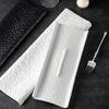 Pure White Ceramic Strip Plate Creative Dessert Sushi Plate Service Plate Restaurant Molecular Gastronomy Special Tableware
