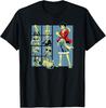 Anime Pirate Character Grid T-Shirt