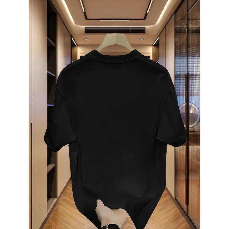 Polyester Short Sleeve Graphic T-Shirt Trendy Print Crew Neck Soft Breathable Summer Casual