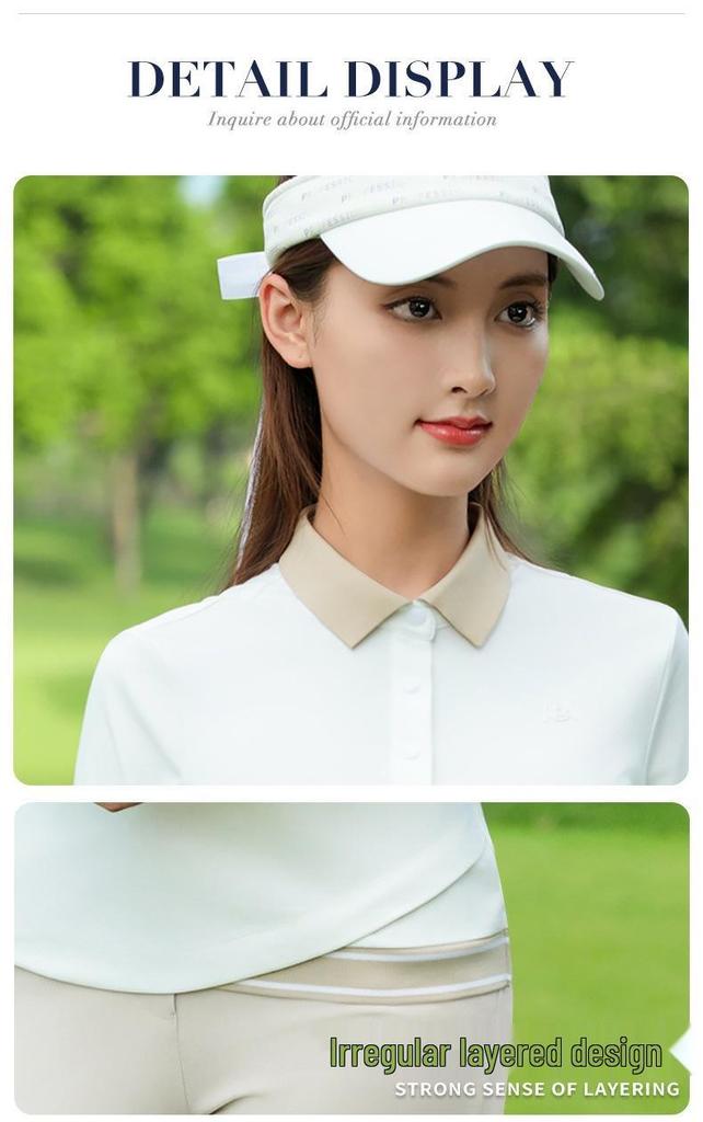 PGM Women's Autumn/Winter Golf Apparel: Long-Sleeve Polo Shirt & Pants Set